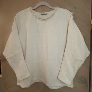 Mango Pearl sweater Medium